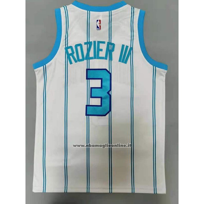 Maglia Charlotte Hornets Terry Rozier III #3 Association 2020-21 Bianco